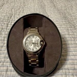 Men’s Adesso Art Deco ss quartz watch, 39mm, light scratches